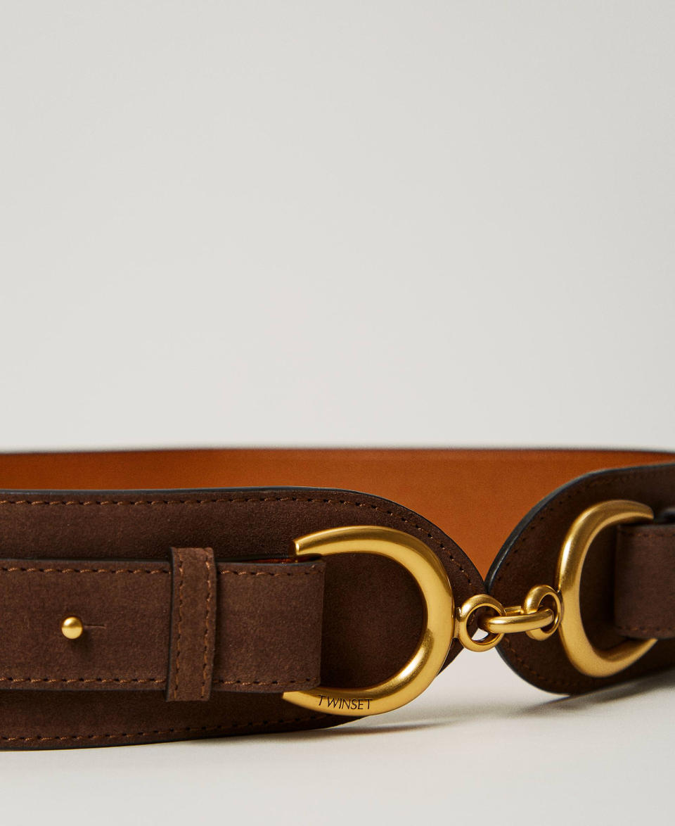 Twin Set Cintura in pelle con morsetto Saldi