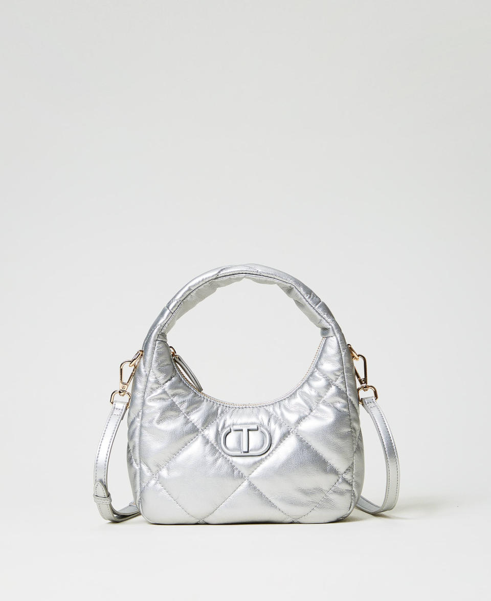 Twin Set Borsa hobo piccola quilted imbottita