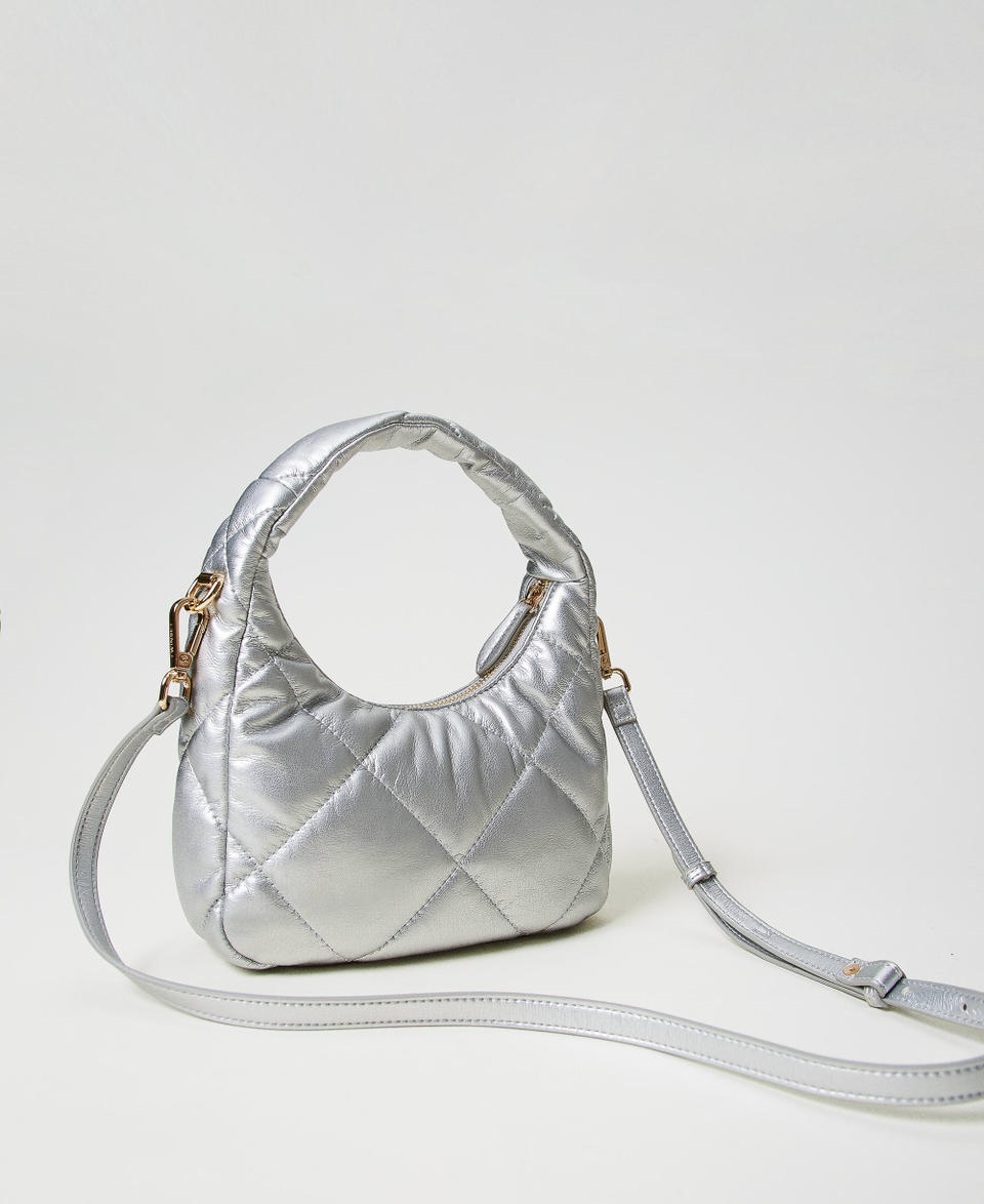 Twin Set Borsa hobo piccola quilted imbottita 2025