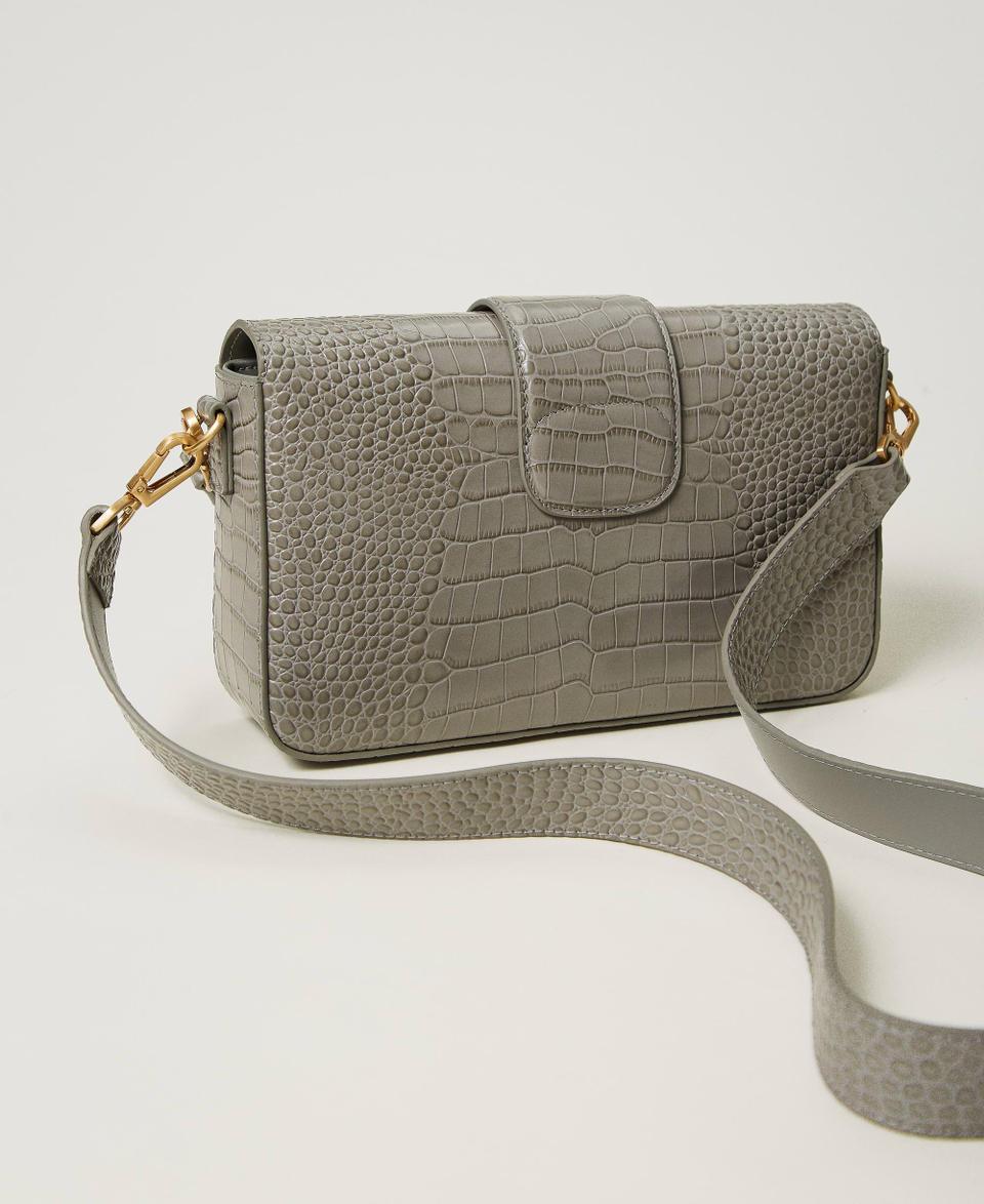 Twin Set Borsa a tracolla 'Amie' media a stampa cocco Italia
