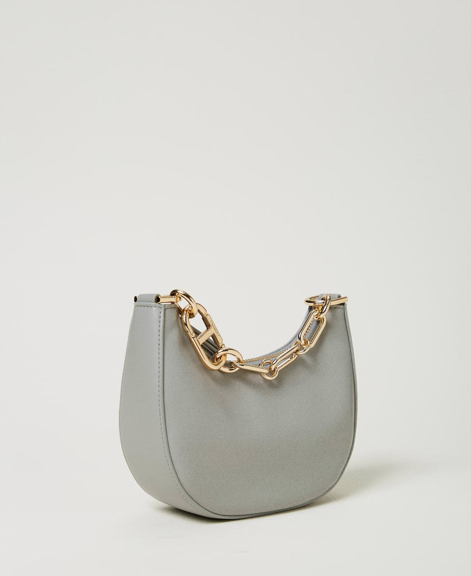 Twin Set Borsa ‘Mini Croissant’ con chiusura Oval T 2025