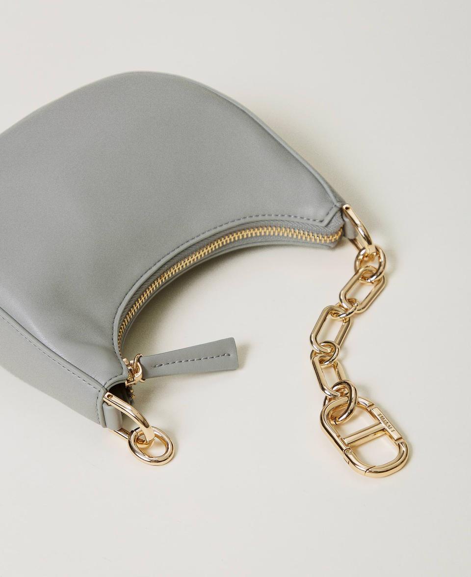 Twin Set Borsa ‘Mini Croissant’ con chiusura Oval T 2025