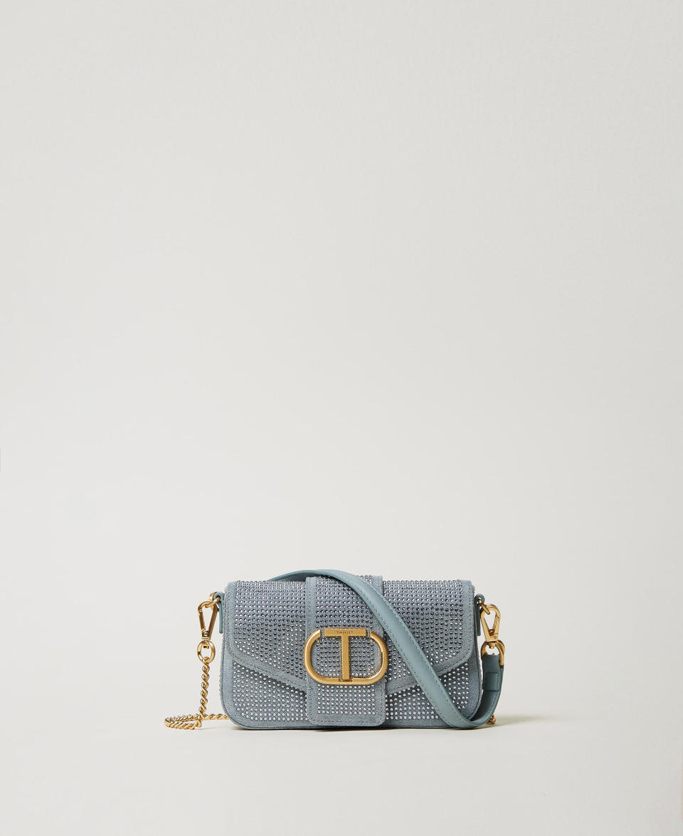 Twin Set Borsa a tracolla 'Amie' piccola con strass