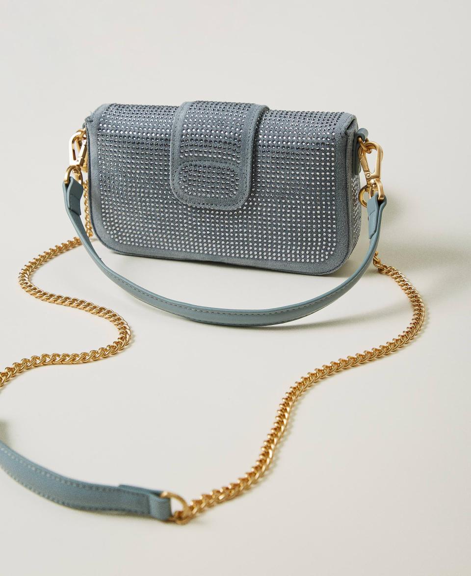 Twin Set Borsa a tracolla 'Amie' piccola con strass Qualità Garantita