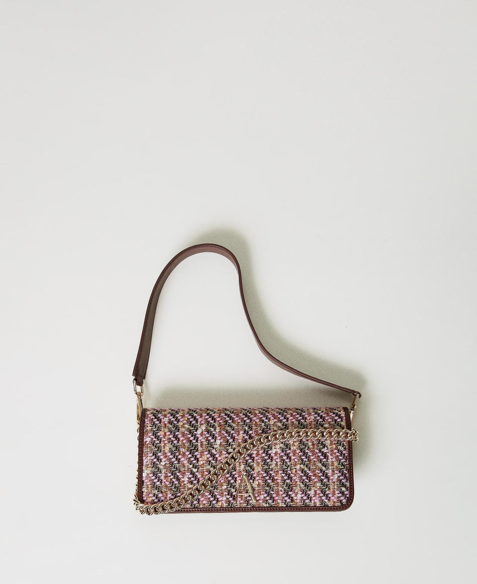 Twin Set Borsa a tracolla con bouclé multicolor