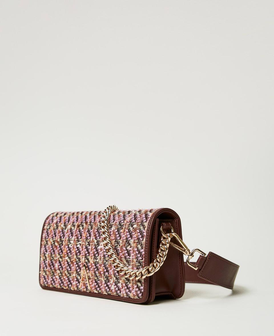 Twin Set Borsa a tracolla con bouclé multicolor Shopping Online