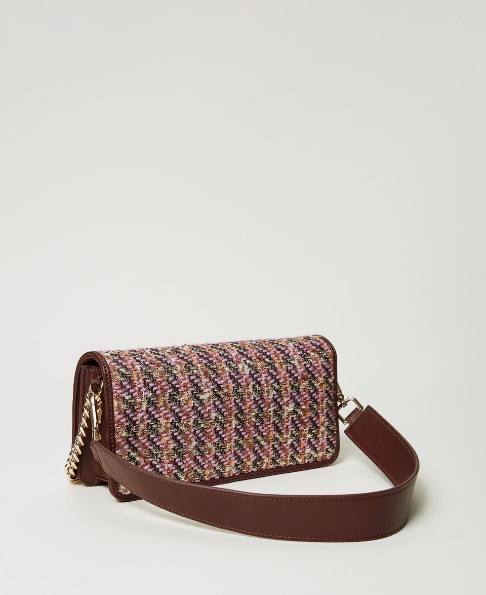 Twin Set Borsa a tracolla con bouclé multicolor Shopping Online