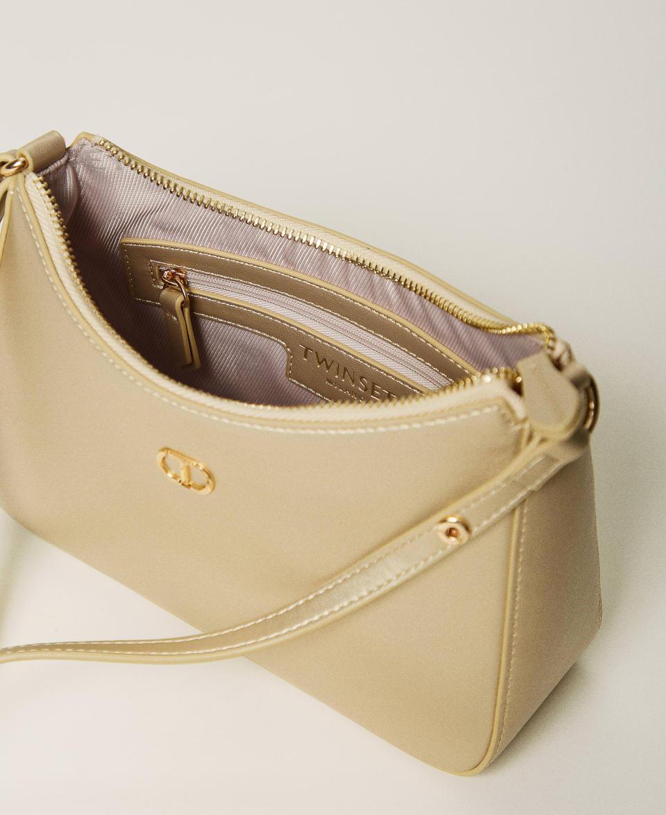 Twin Set Mini borsa hobo con logo Saldi Di Fabbrica