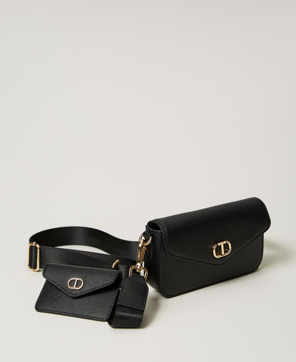 Twin Set Mini borsa a tracolla con portacarte Italy