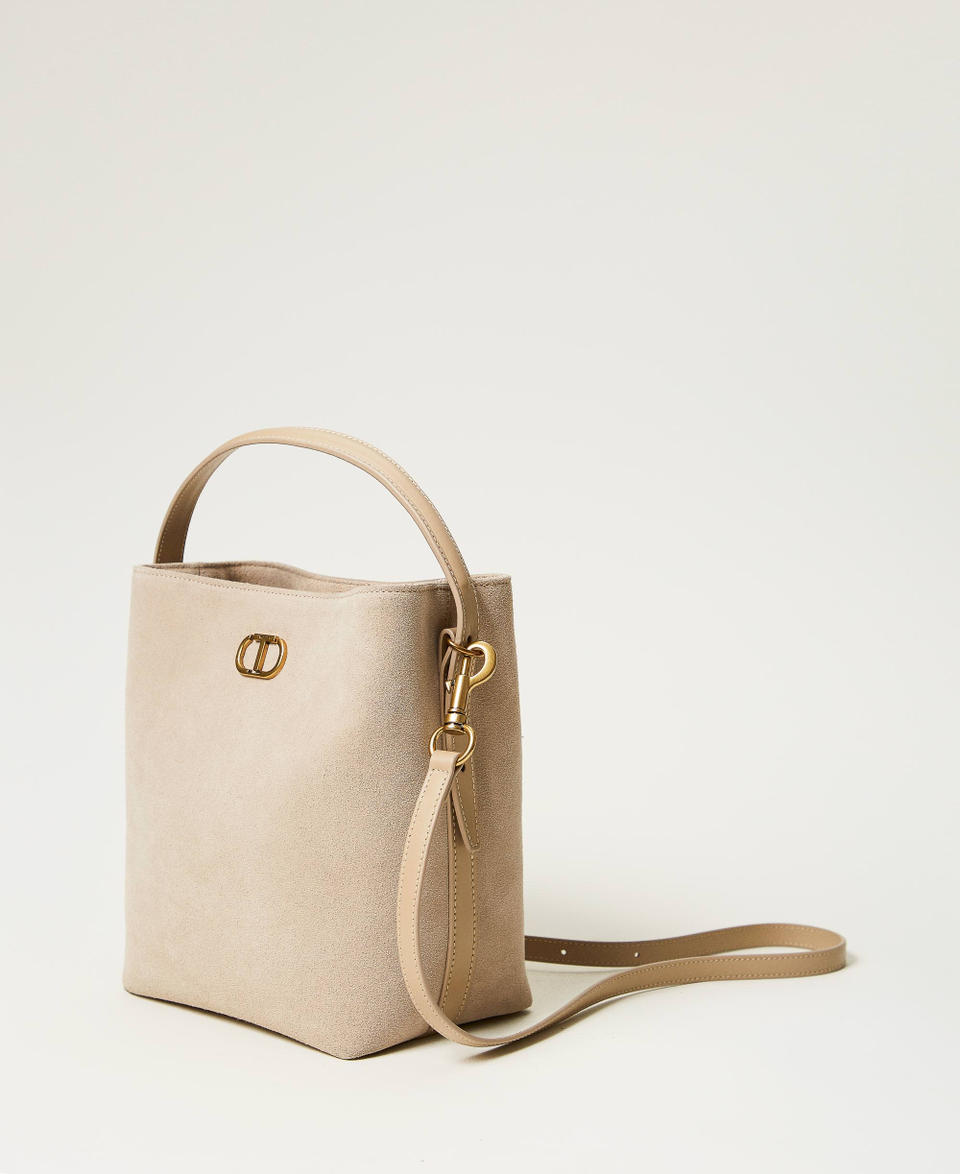 Twin Set Borsa secchiello ‘Chelsea’ in pelle Italia