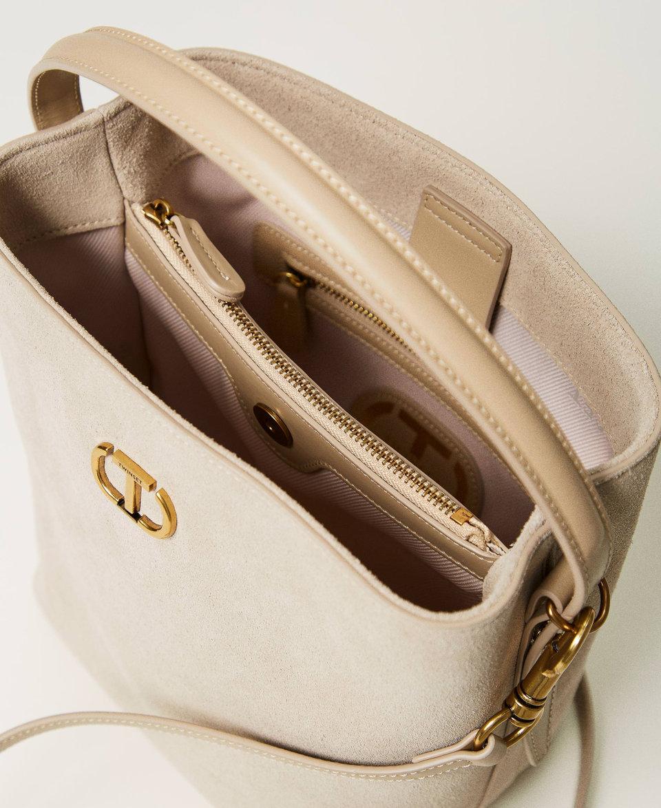Twin Set Borsa secchiello ‘Chelsea’ in pelle Italia