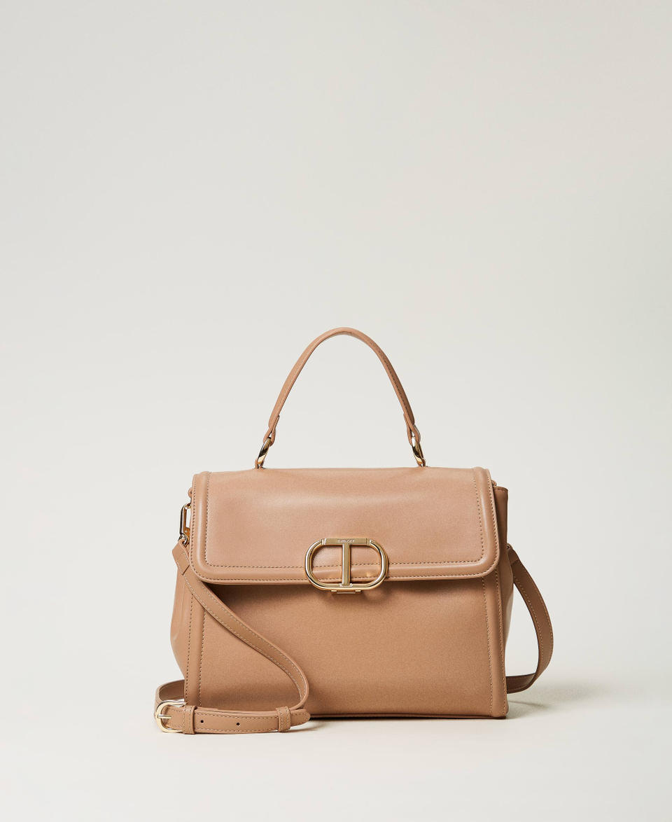 Twin Set Borsa top handle ‘Brera’ con apertura Oval T