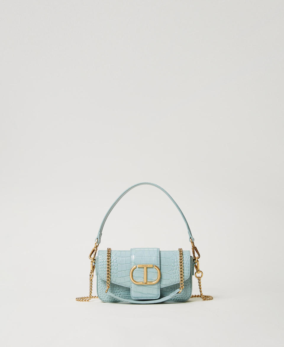 Twin Set Borsa a tracolla 'Amie' piccola a stampa cocco