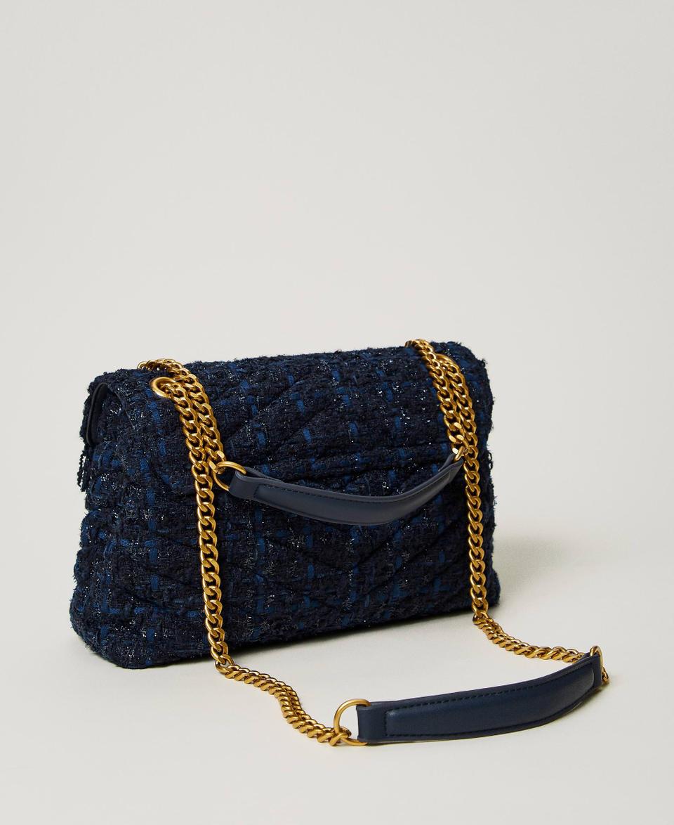Twin Set Borsa a tracolla 'Dreamy' media in tweed Fino Al -60%