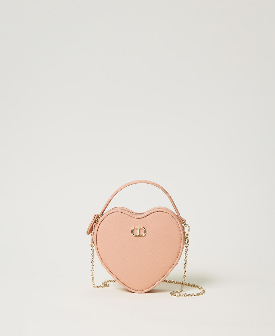 Twin Set Borsa a tracolla a cuore 'Mon Amour'