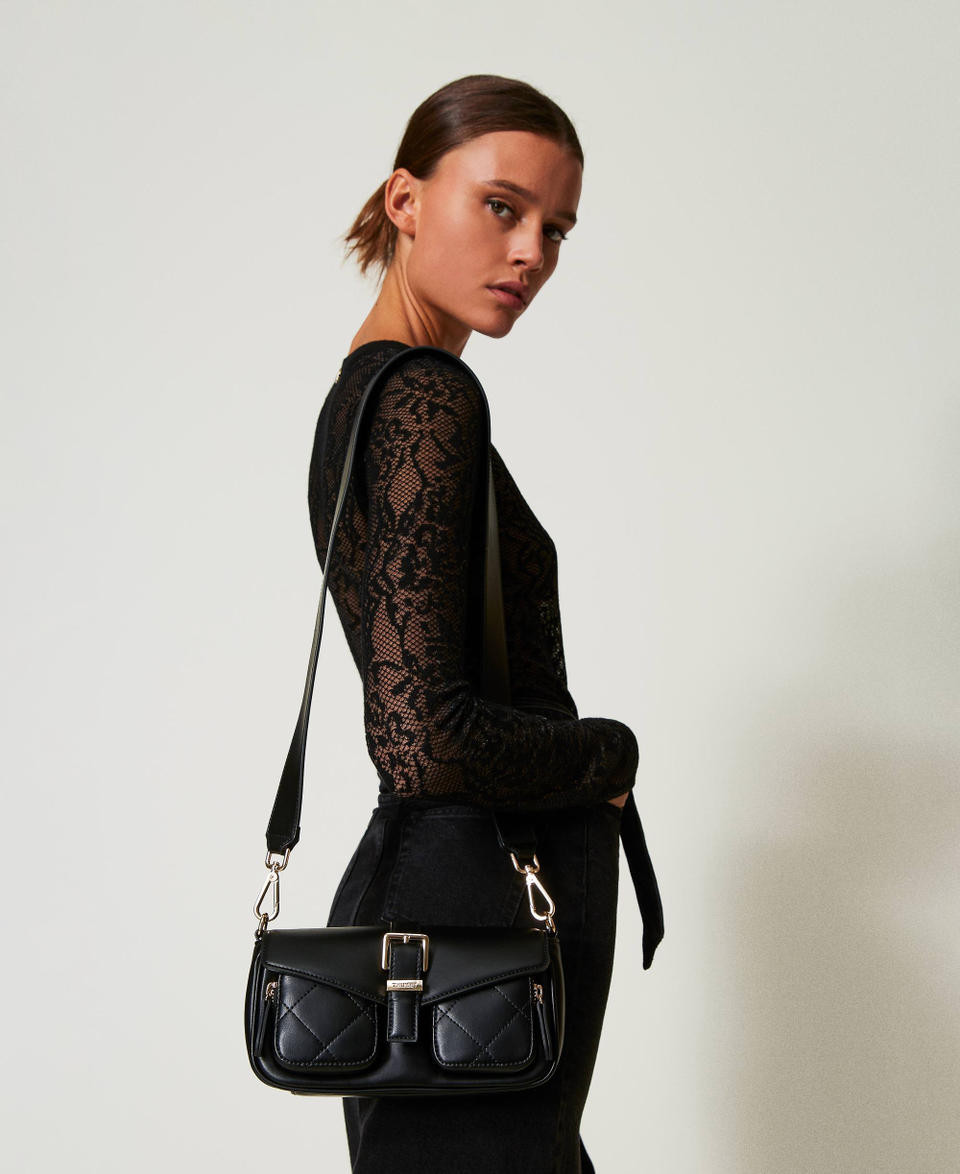 Twin Set Borsa a tracolla con tasche trapuntate Presa
