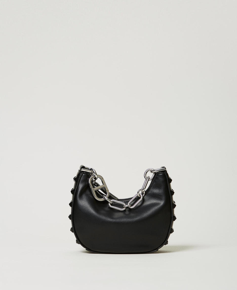 Twin Set Borsa ‘Mini Croissant’ con borchie