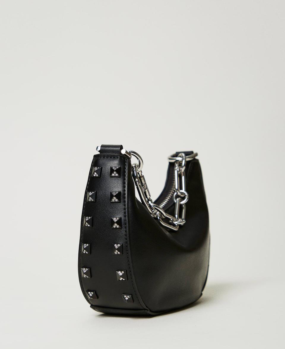 Twin Set Borsa ‘Mini Croissant’ con borchie Offerta