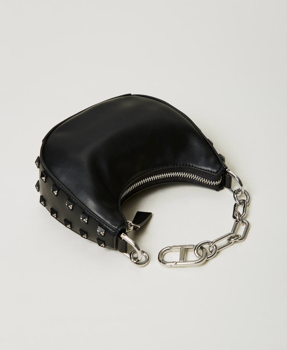 Twin Set Borsa ‘Mini Croissant’ con borchie Offerta