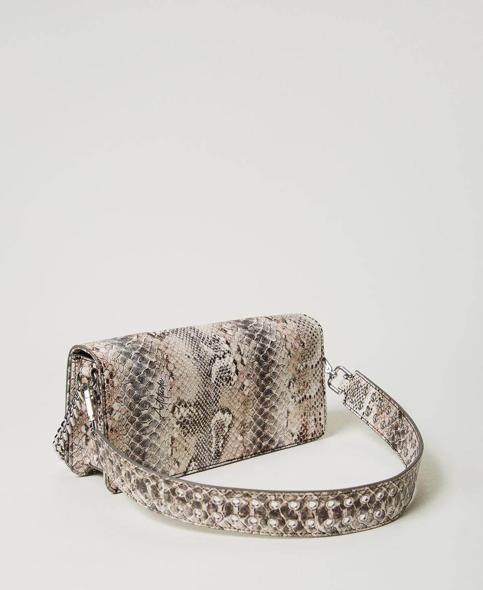 Twin Set Borsa a tracolla con stampa snake Economico