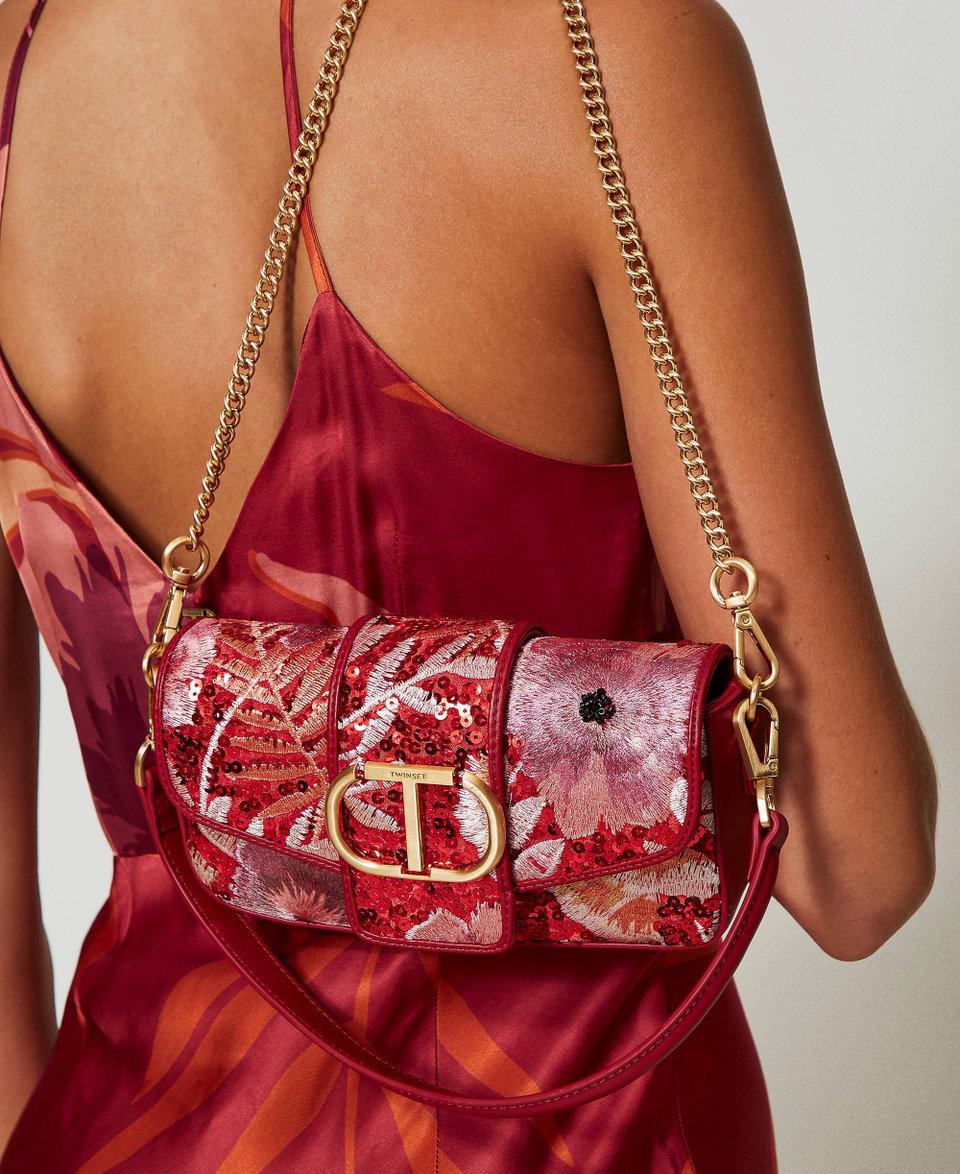 Twin Set Borsa a tracolla 'Amie' piccola con ricamo Offerte