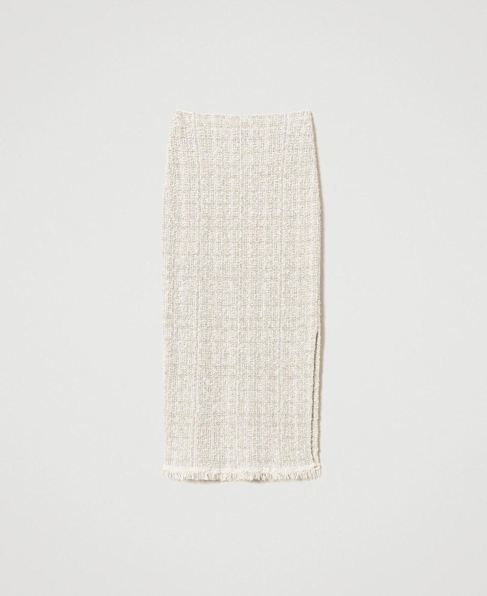 Twin Set Gonna in maglia jacquard con lurex I Più Venduti