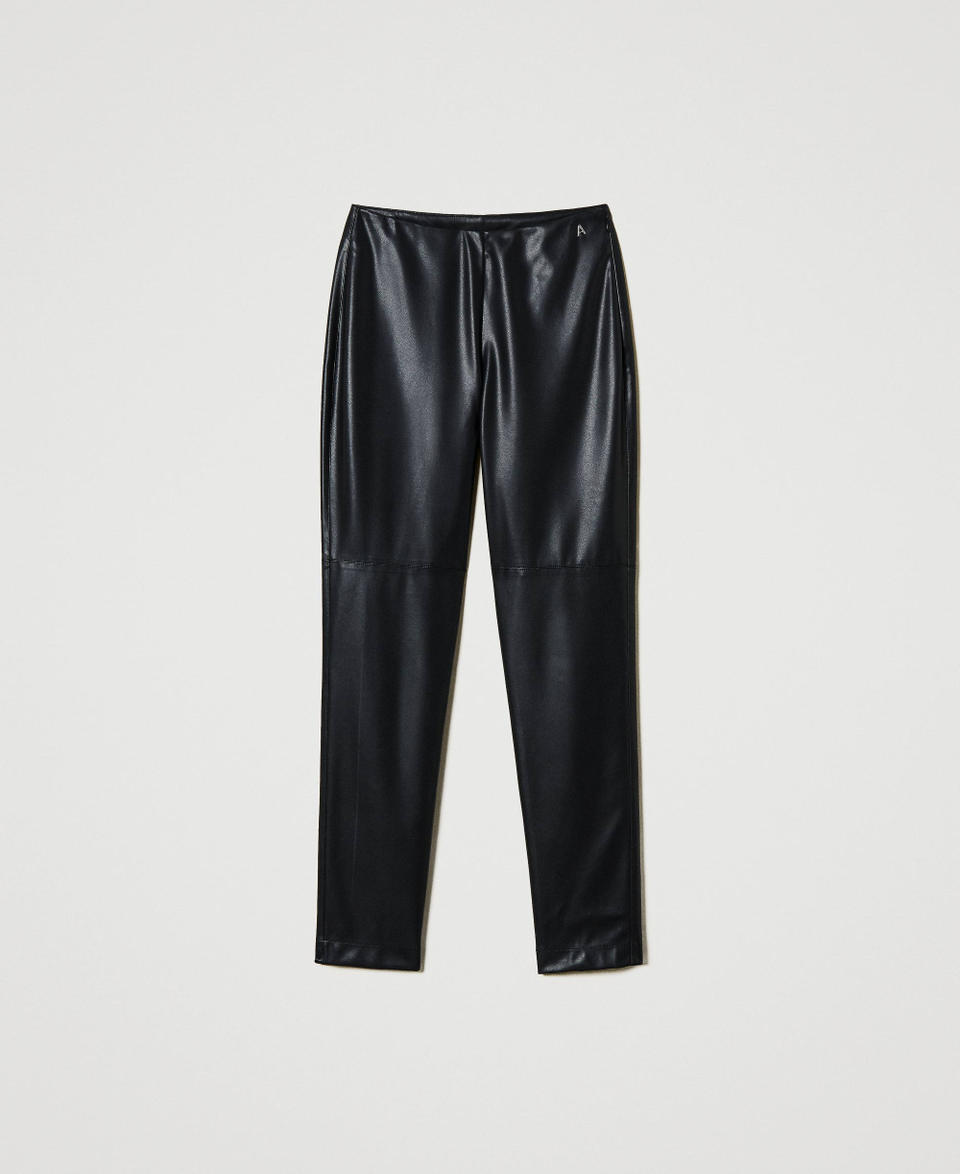 Twin Set Leggings effetto pelle Italy