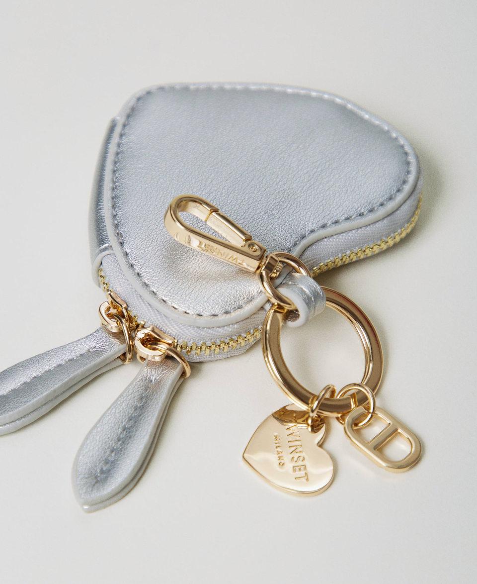 Twin Set Portamonete a cuore con logo Nuovo
