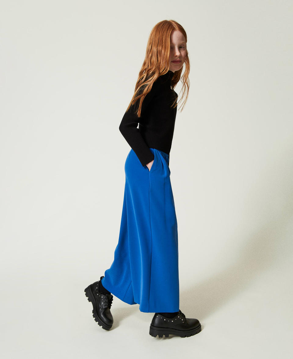 Twin Set Pantaloni a palazzo in flanella Affare Del Giorno