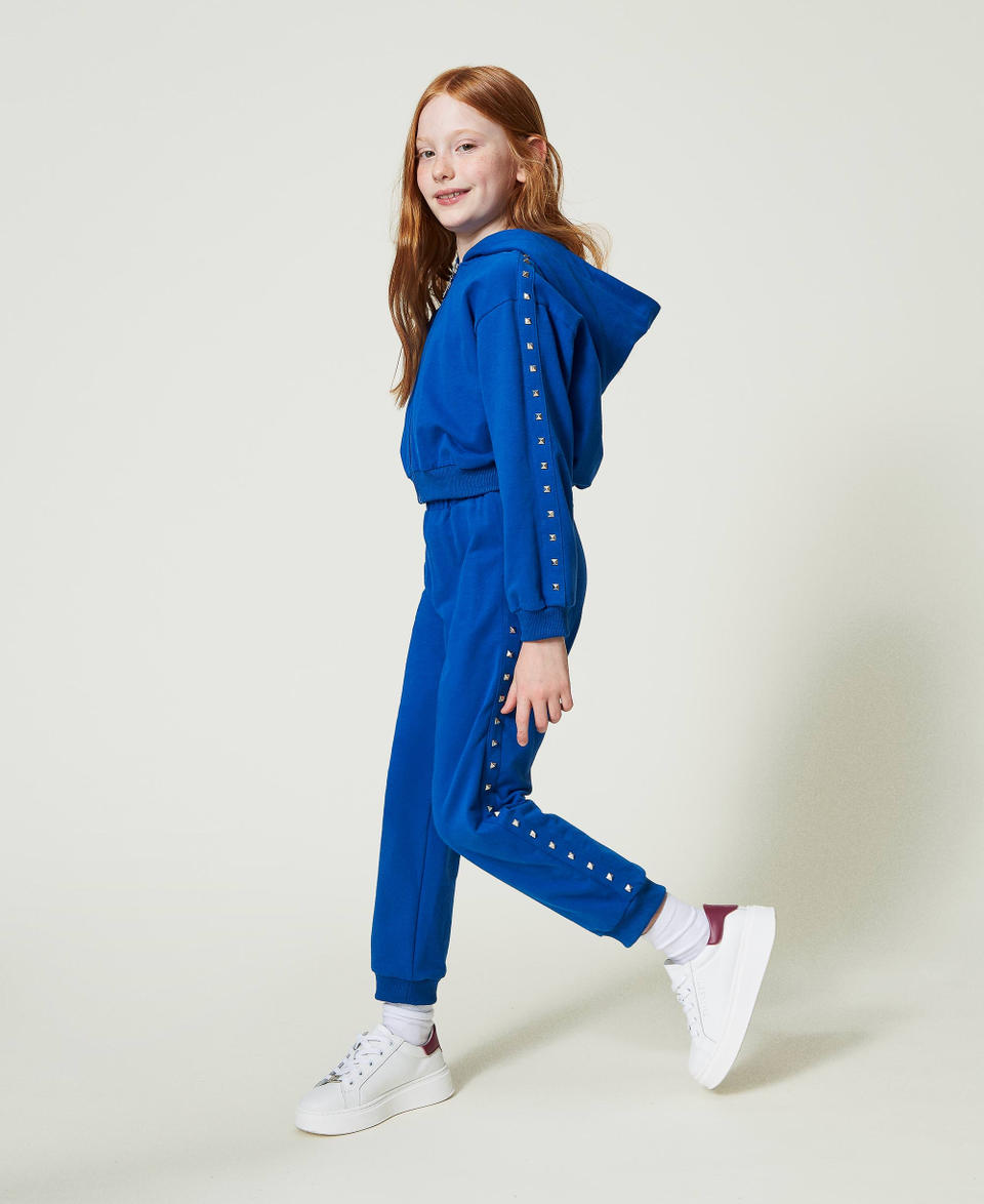 Twin Set Felpa con cappuccio e joggers Prezzo Ridotto
