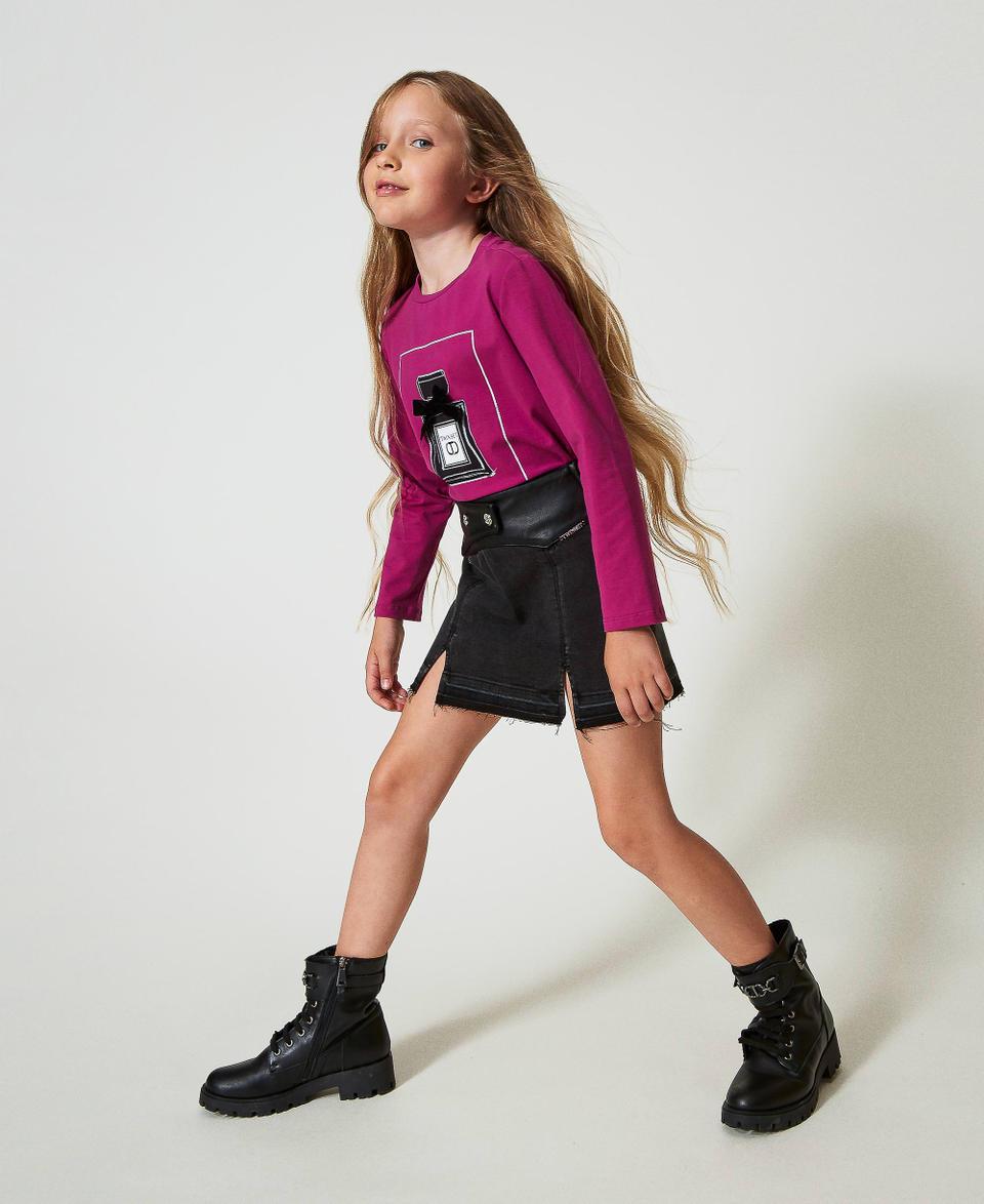 Twin Set Anfibi baby in pelle con cinturino Online