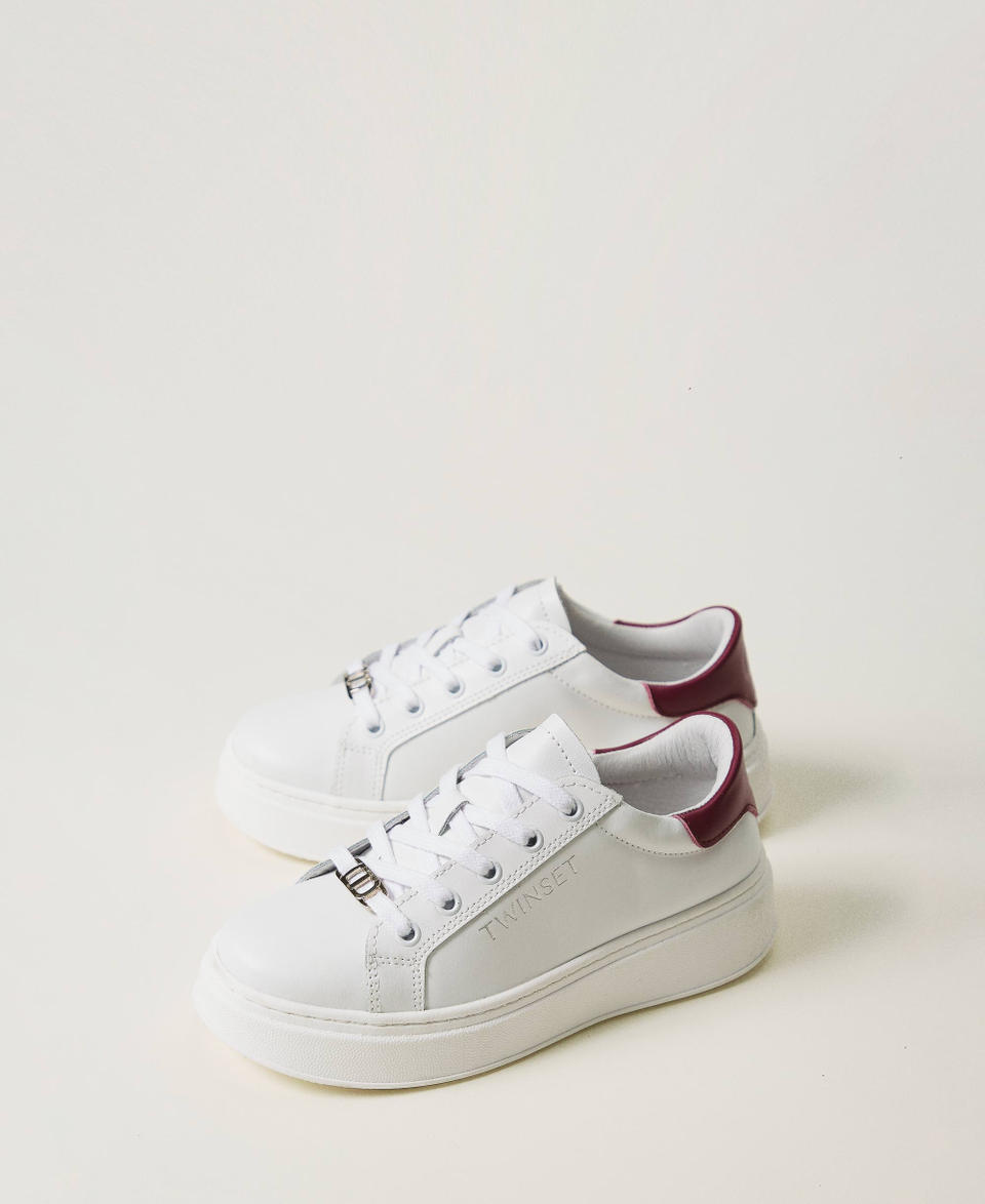 Twin Set Sneakers in pelle con logo Hotsell