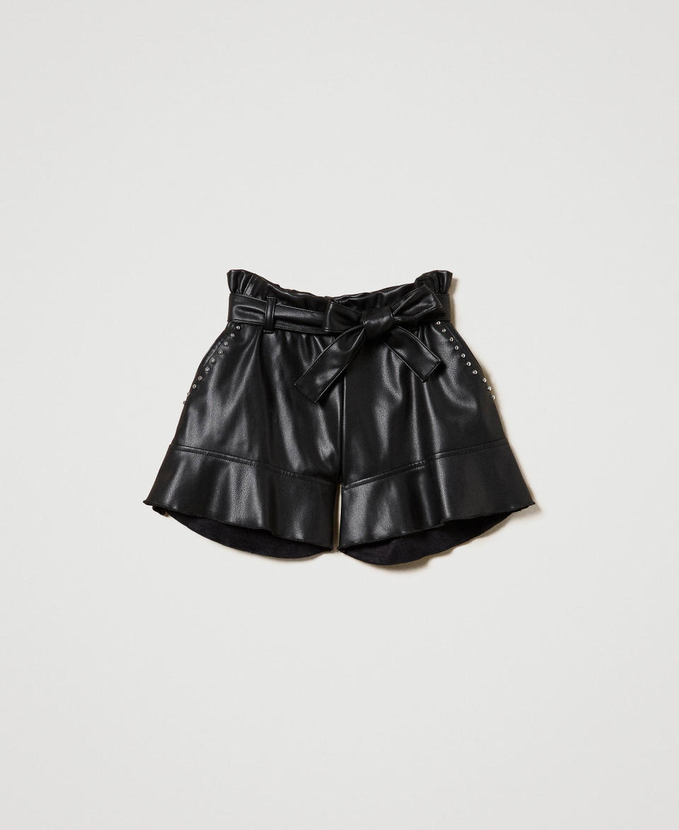 Twin Set Shorts flare con borchie Saldi Di Fabbrica