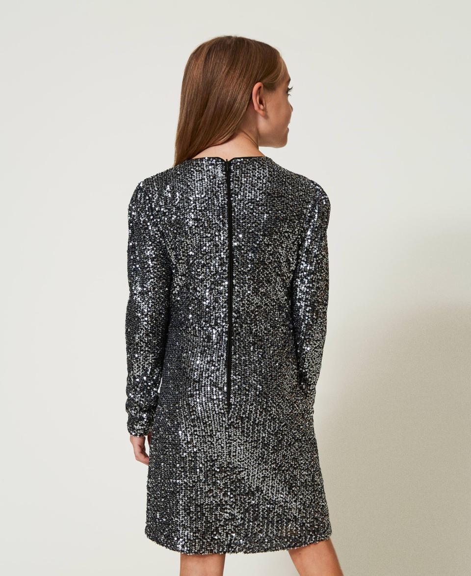 Twin Set Abito corto in full paillettes 2025