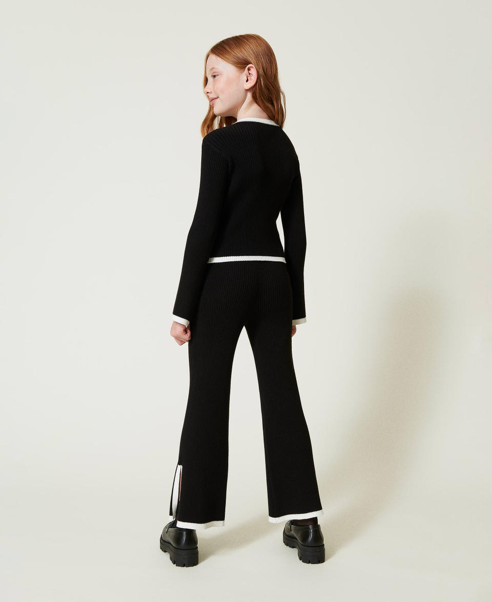 Twin Set Maglia e pantaloni ampi a costine Fino Al -60%