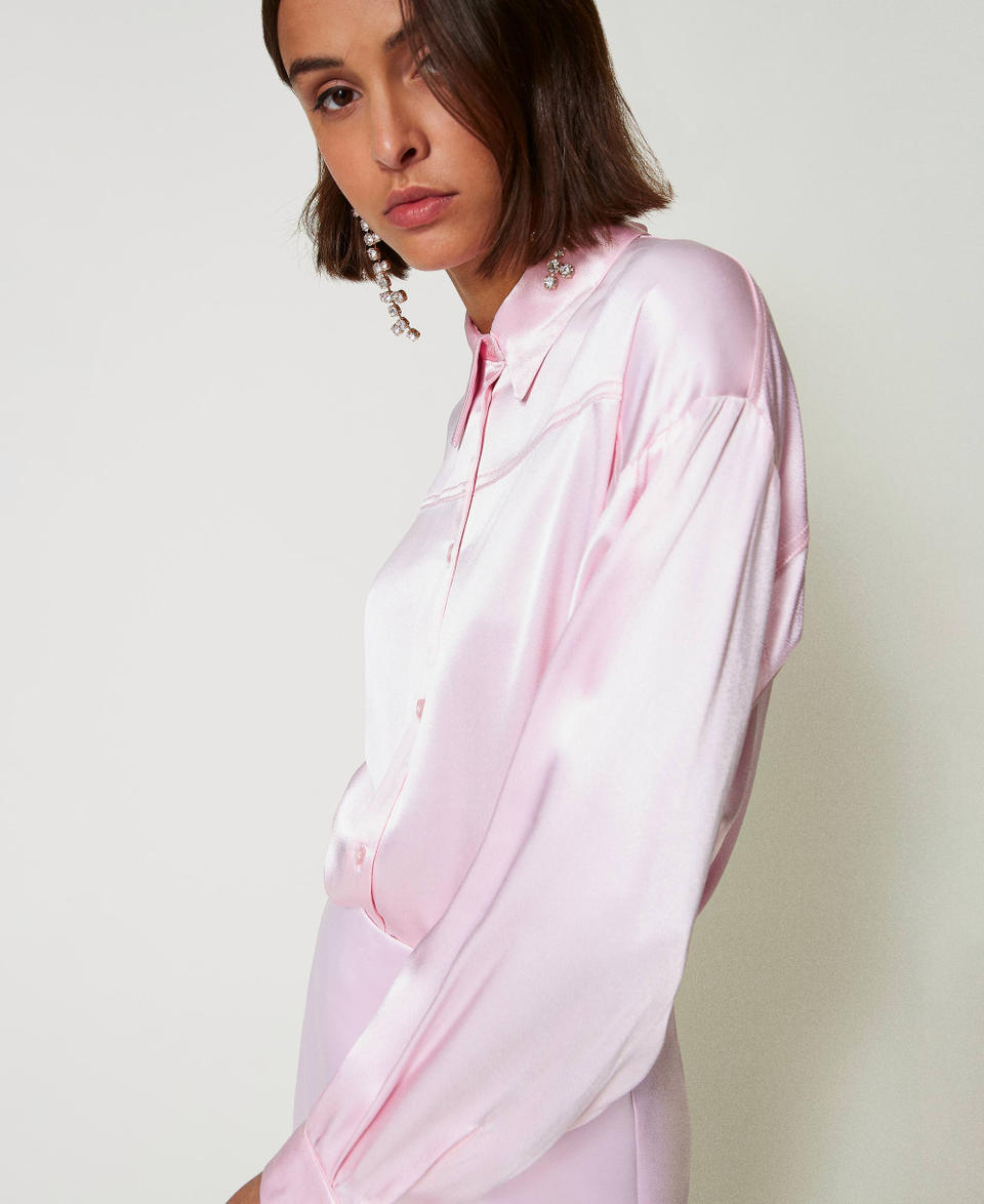 Twin Set Camicia in raso martellato I Più Venduti