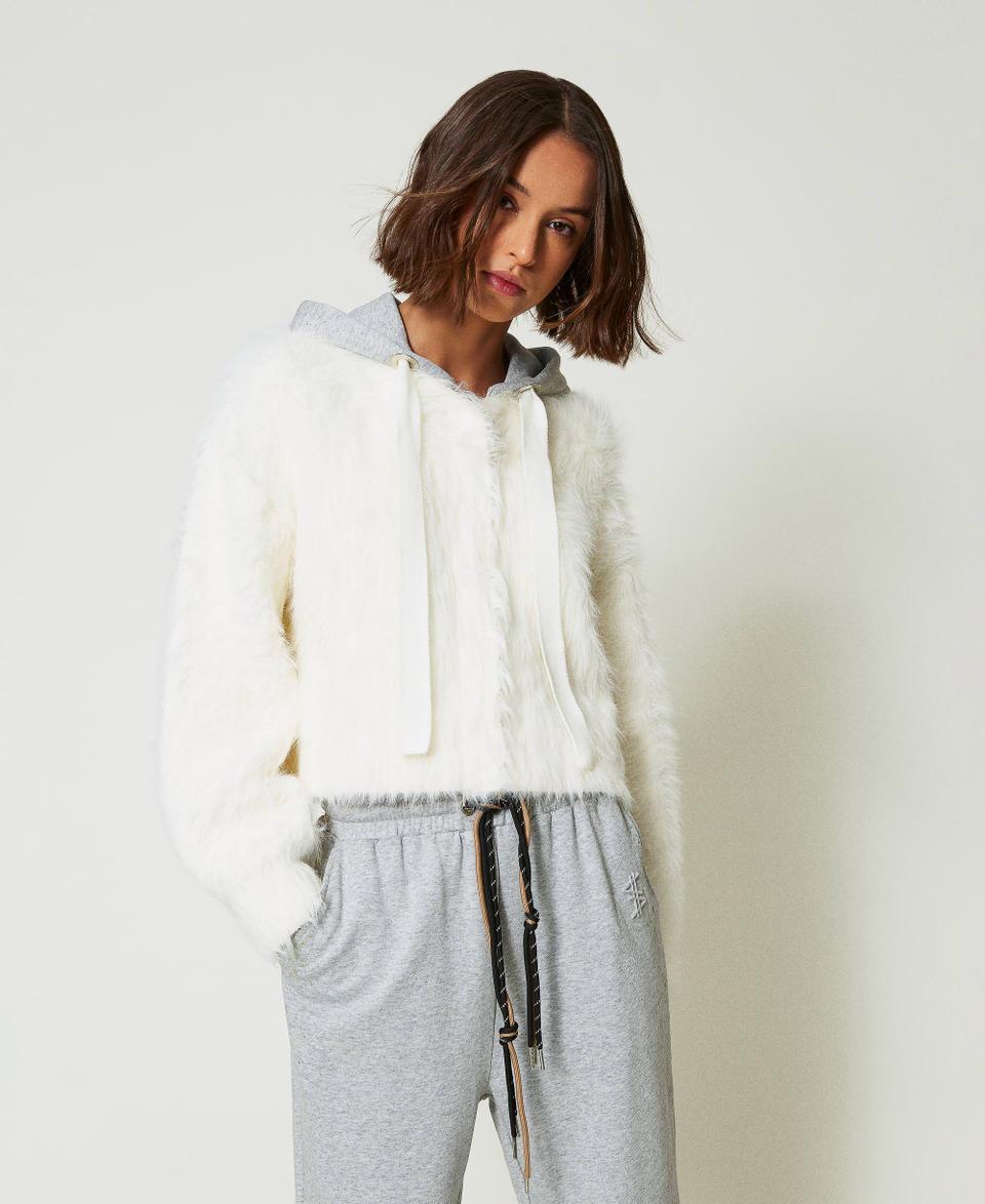 Twin Set Bomber MYFO in maglia con cappuccio Vendite Flash