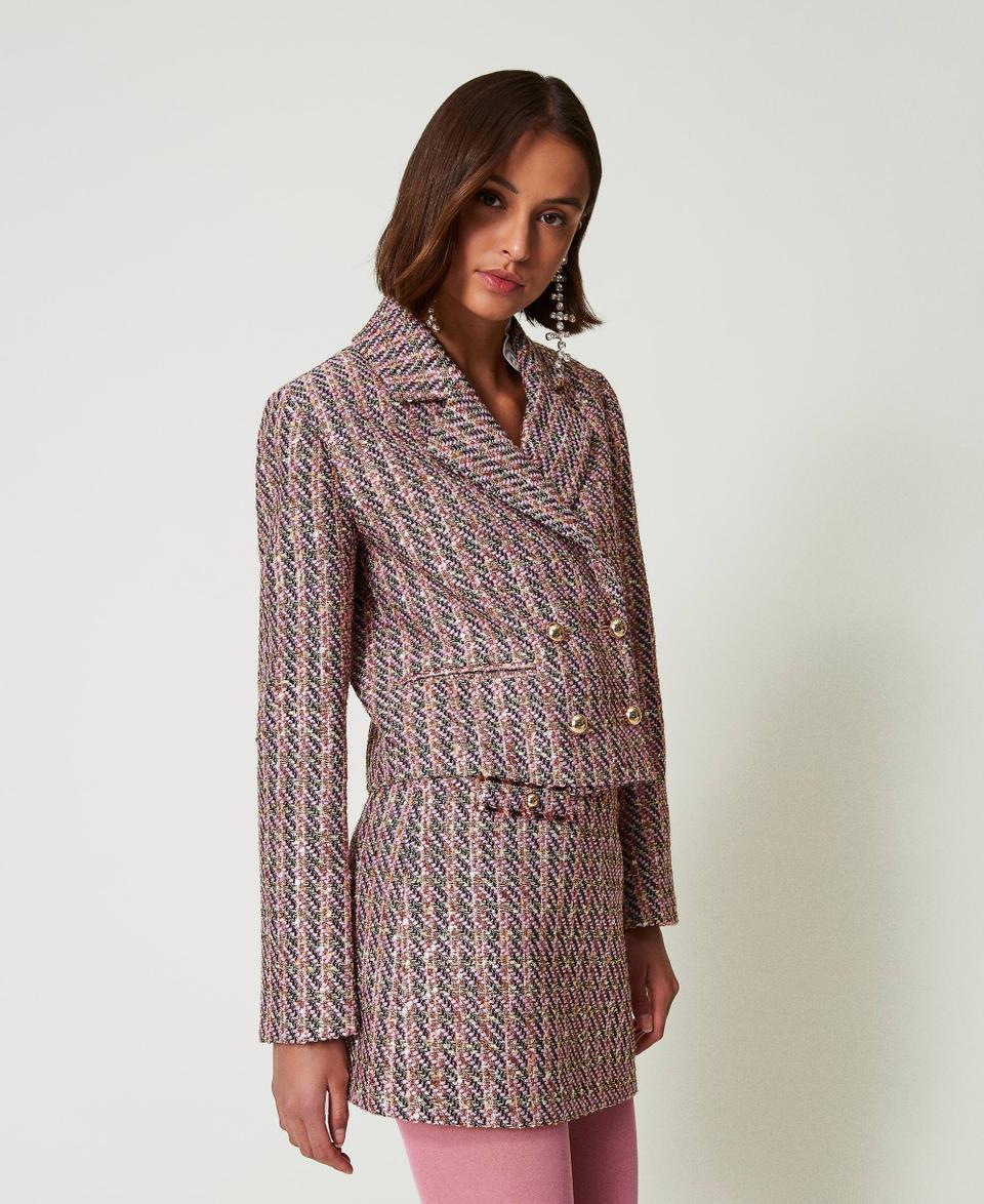 Twin Set Giacca blazer in bouclé e lurex Shopping online