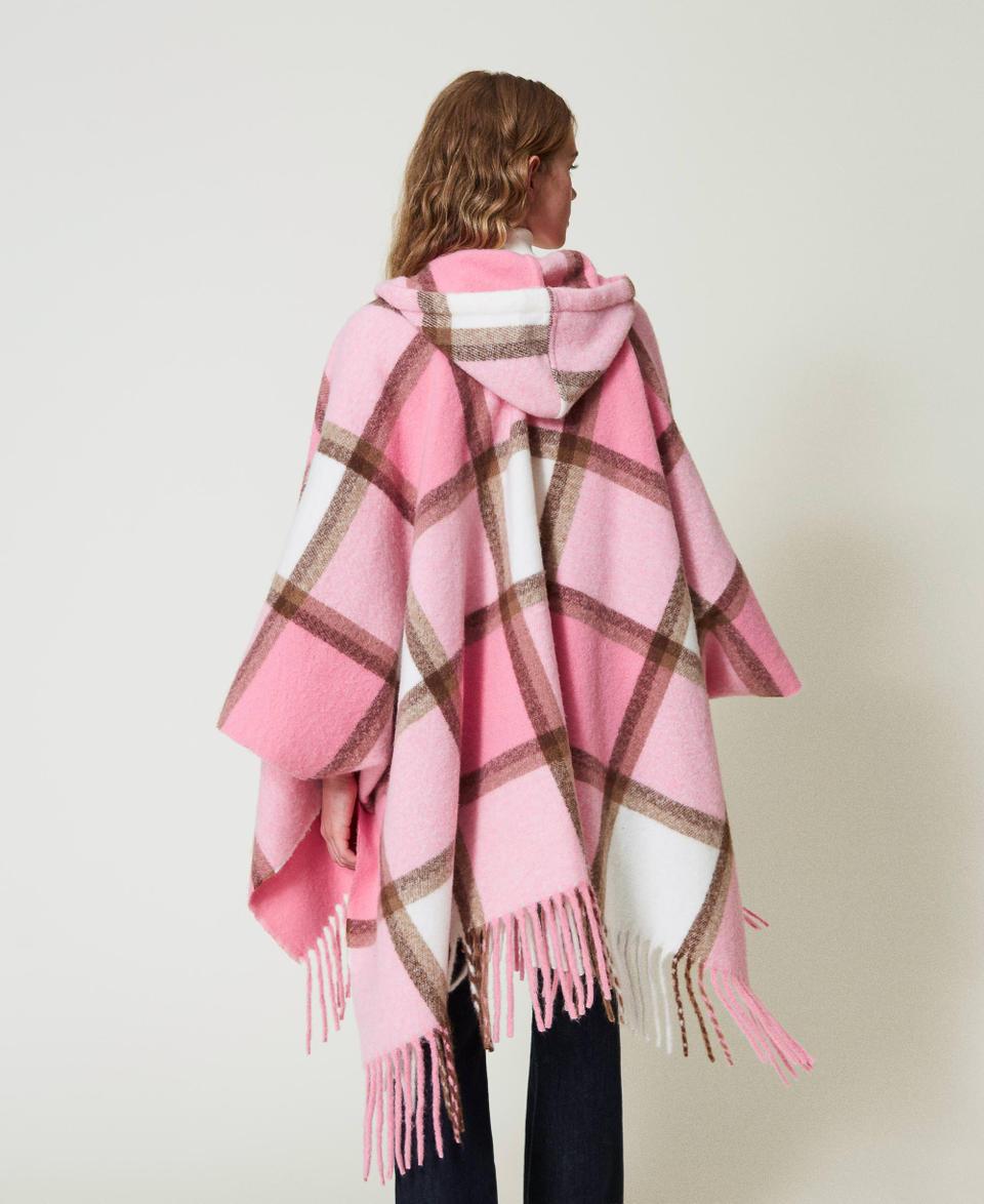 Twin Set Poncho in panno con frange Qualità