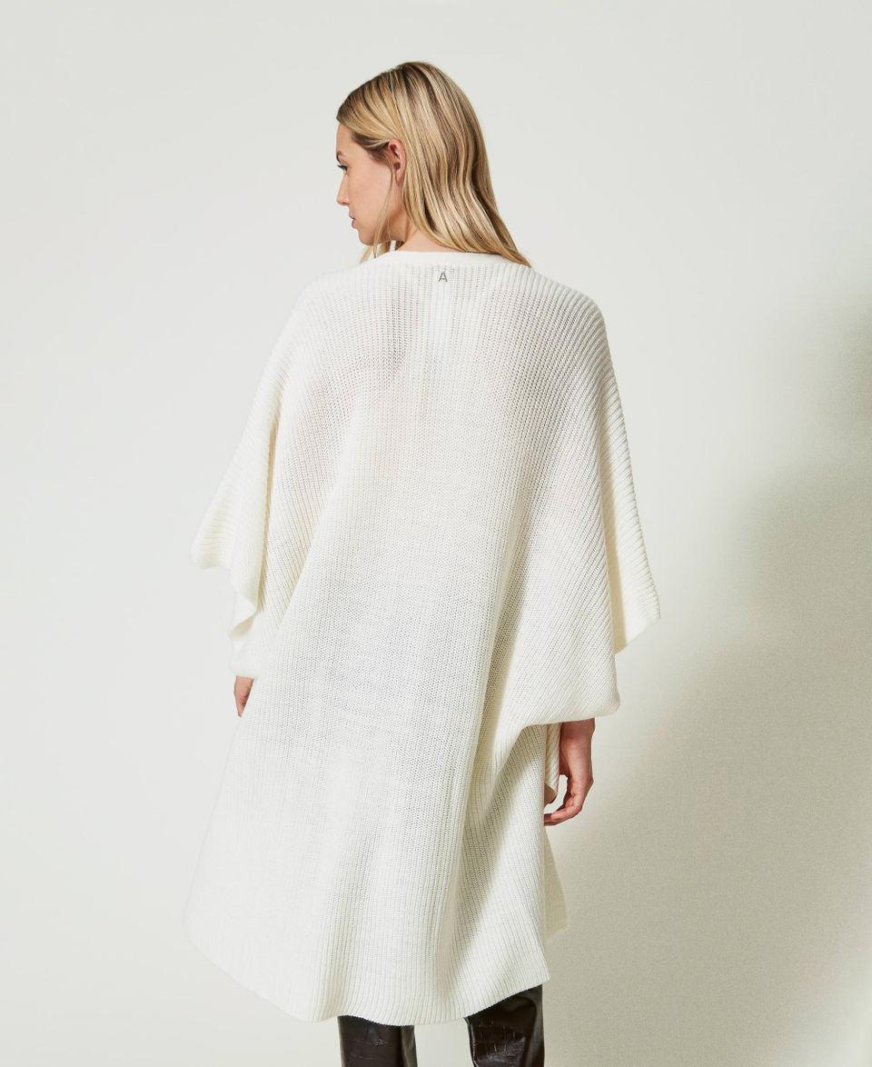 Twin Set Poncho in maglia con ricami Spedizione Gratuita