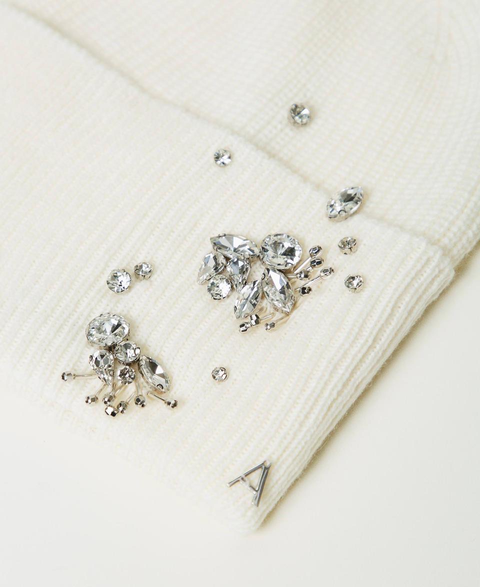 Twin Set Berretto in maglia con ricami Negozi Online