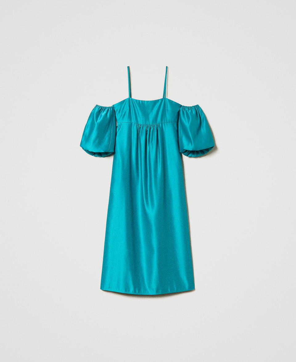 Twin Set Abito lungo in duchesse Saldi Di Fabbrica