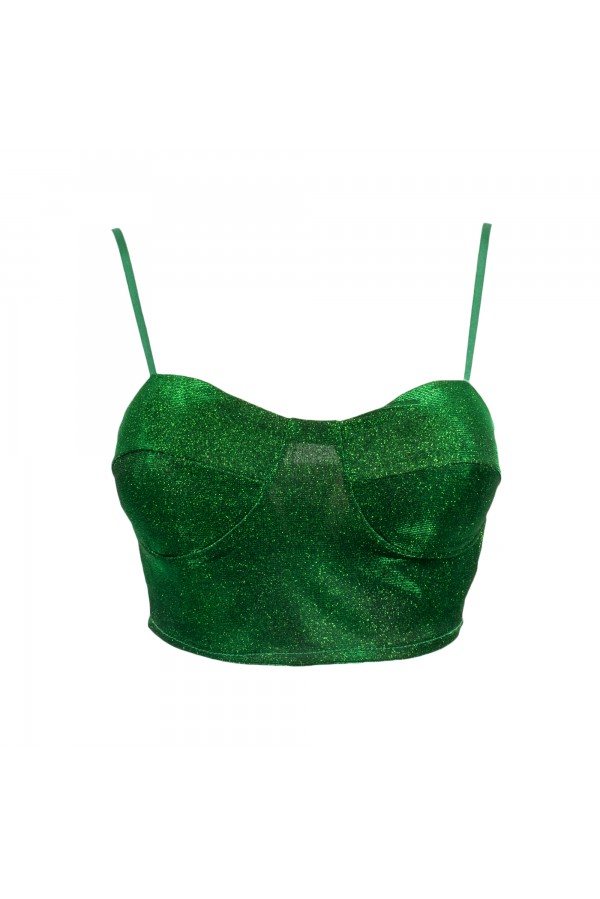 U R Ink LA LAJAS 124W3F2 TOP e BODY VERDE Affare Del Giorno