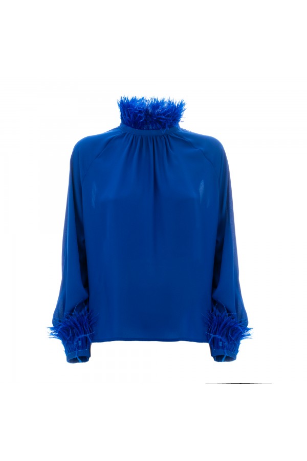 U R Ink LATINA 234W3M0 CAMICIE e BLUSE BLU Qualità Garantita