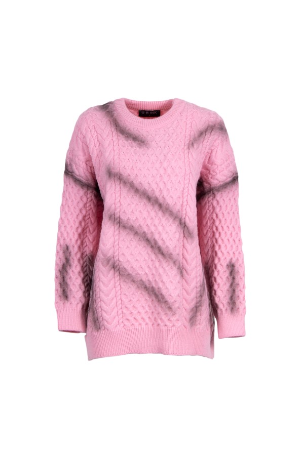U R Ink MORELOS 134W4G8 MAGLIERIA ROSA Vendita Calda