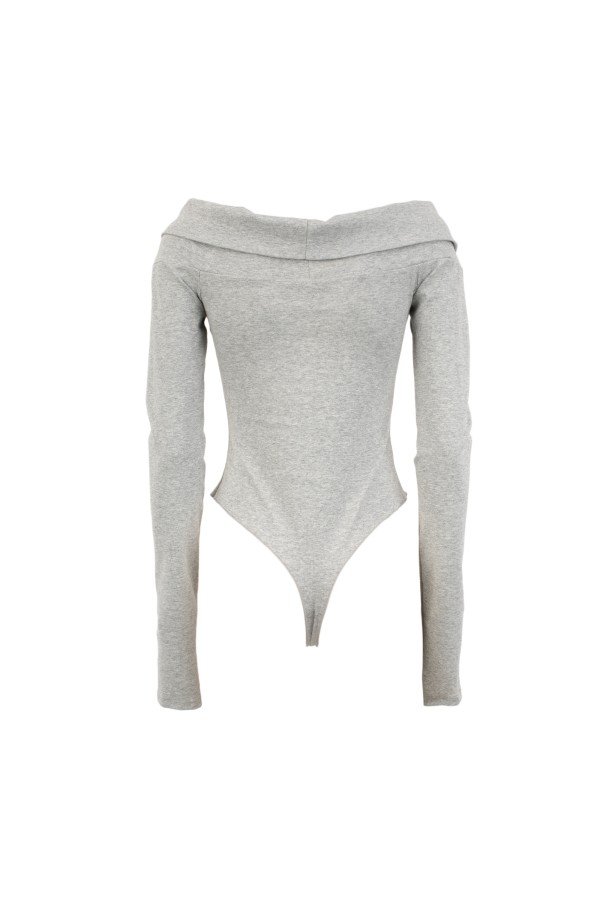 U R Ink MACKAI 154W44A TOP e BODY GRIGIO Vendita Economica