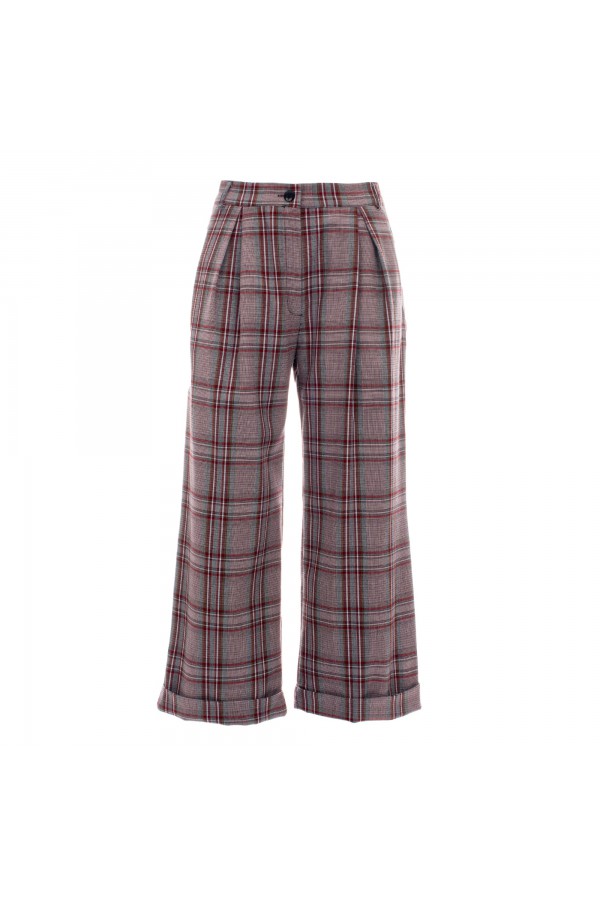 U R Ink PABLA244W2L4 PANTALONI CHECK Pezzi Unici
