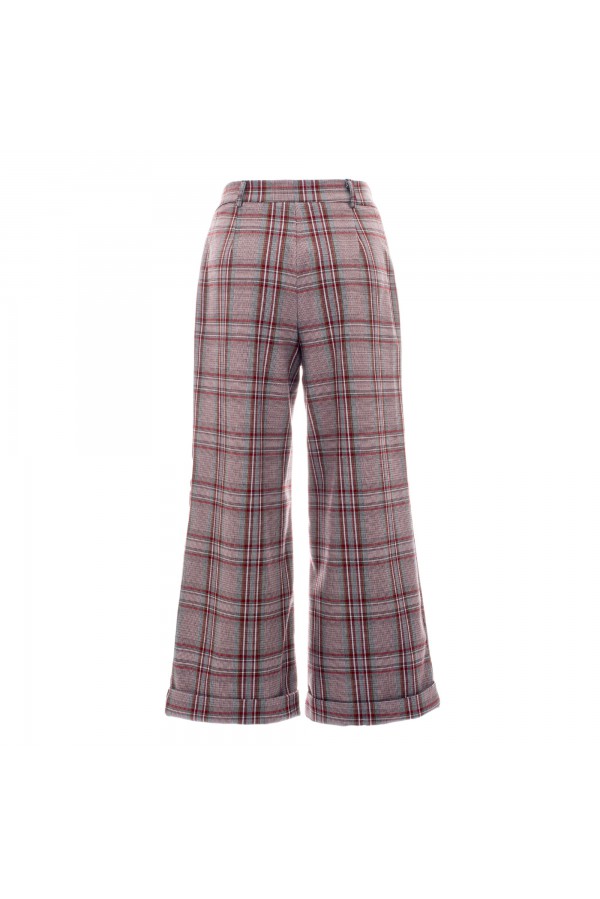 U R Ink PABLA244W2L4 PANTALONI CHECK Pezzi Unici