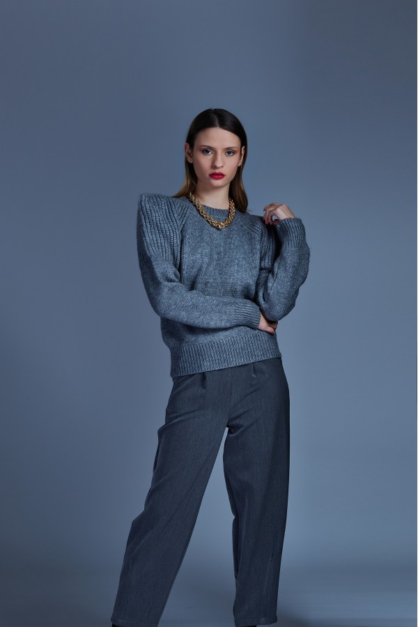 U R Ink OSANE244W24A PANTALONI GRIGIO Negozi Online