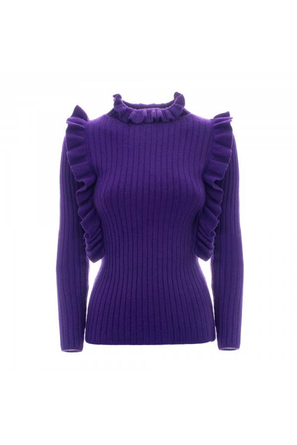 U R Ink PORTO134W2F8 MAGLIERIA VIOLA Sconto